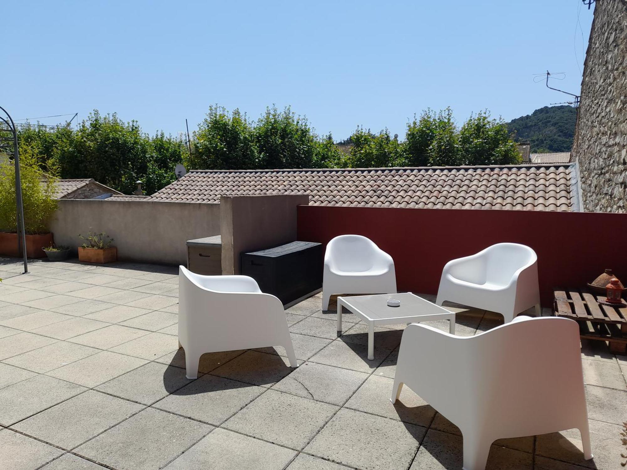 Grande Terrasse Et Vue Sur Le Site Antique Apartman Vaison-la-Romaine Kültér fotó